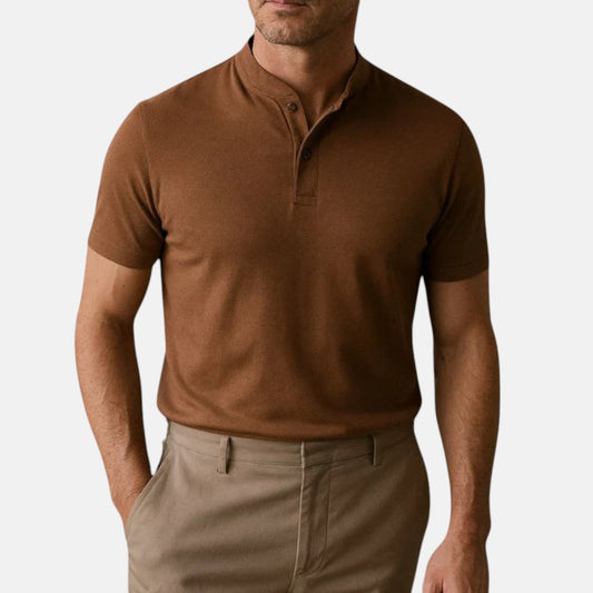 Vincenzo™ | La Polo con Collo alla Coreana d’Eleganza Moderna